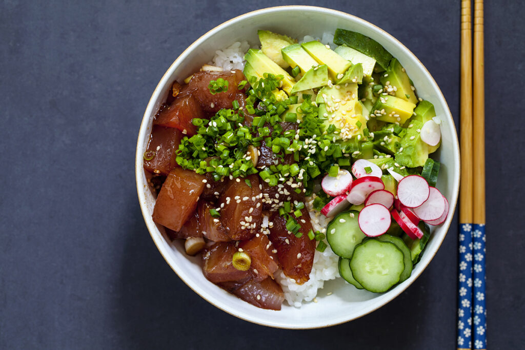 faire un poke bowl maison